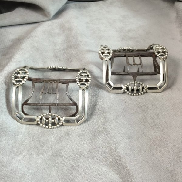 Silver and Metal Shoe Buckles