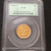 1860 C Gold Coin