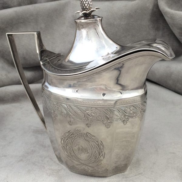 Z Silver Covered Creamer by John Sayre Circa 1800 SOLD | Lamb Silver