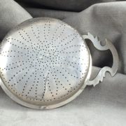 Bottom View of Antique Silver Punch Strainer