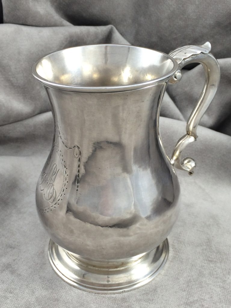 Silver Cann from Boston, MA by Samuel Bartlett