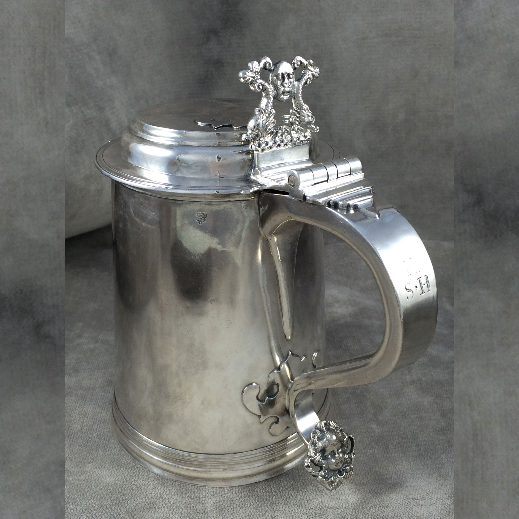 Silver Tankard by Cowell - Full View