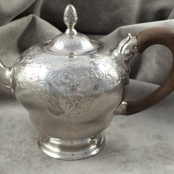 Boston Silver Teapot by Samuell Edwards