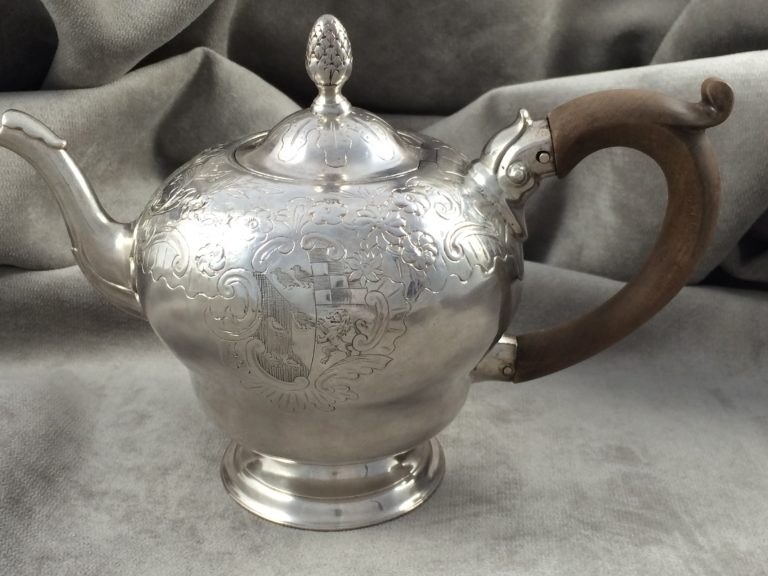 Boston Silver Teapot by Samuell Edwards