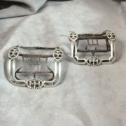 Pair of Silver Shoe Buckles by Standish Barry