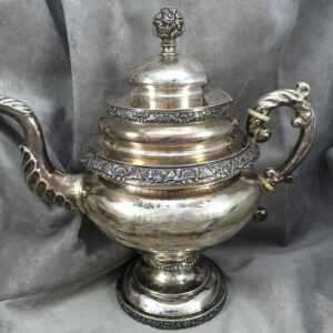New York Silver Teapot by Nicholas Bogert circa 1840